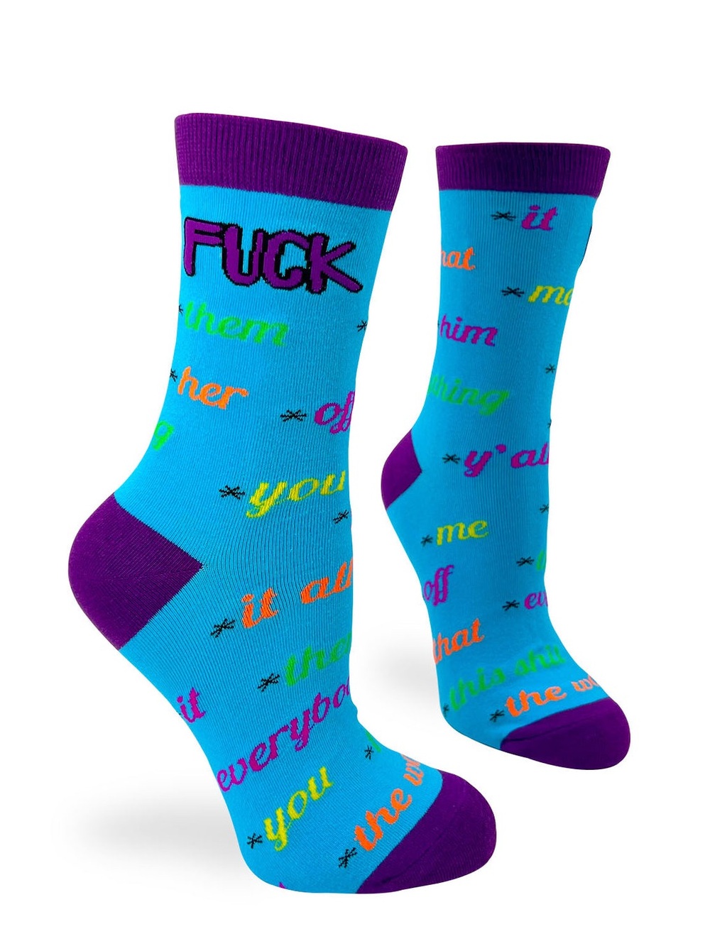 Novelty Crew Socks - 2 Pair Bundle